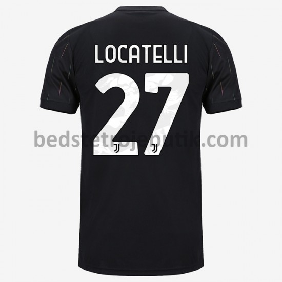Juventus Manuel Locatelli 27 Udebane Fodboldtrøje 2021-2022 Kortærmet