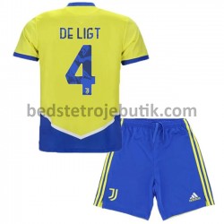 Juventus Matthijs de Ligt 4 Børn 3. Valg Fodboldtrøje 2021-2022 Kortærmet