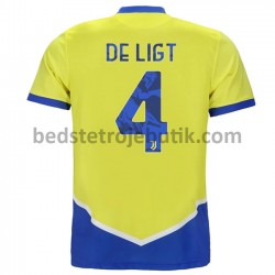 Juventus Matthijs de Ligt 4 3. Valg Fodboldtrøje 2021-2022 Kortærmet