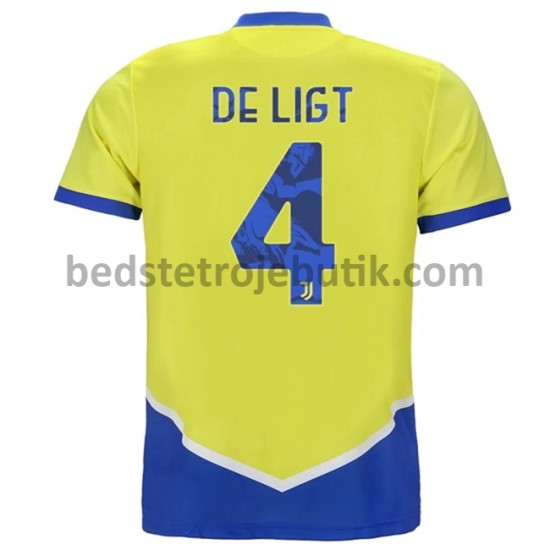 Juventus Matthijs de Ligt 4 3. Valg Fodboldtrøje 2021-2022 Kortærmet