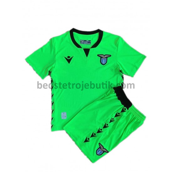 SS Lazio Målmand Børn Udebane Fodboldtrøje 2021-2022 Kortærmet