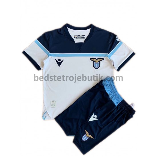 SS Lazio Børn Udebane Fodboldtrøje 2021-2022 Kortærmet