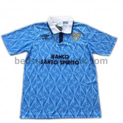 SS Lazio Retro Hjemmebane Fodboldtrøje 1991 Kortærmet