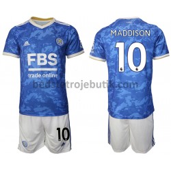 Leicester City James Maddison 10 Børn Hjemmebane Fodboldtrøje 2021-2022 Kortærmet