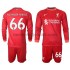Liverpool Alexander-Arnold 66 Børn Hjemmebane Fodboldtrøje 2021-2022 Langærmet