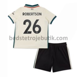 Liverpool Andrew Robertson 26 Børn Udebane Fodboldtrøje 2021-2022 Kortærmet