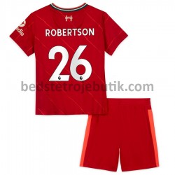 Liverpool Andrew Robertson 26 Børn Hjemmebane Fodboldtrøje 2021-2022 Kortærmet