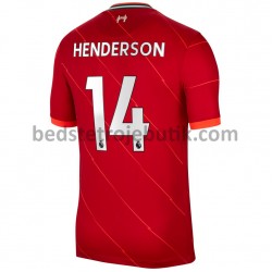Liverpool Jordan Henderson 14 Hjemmebane Fodboldtrøje 2021-2022 Kortærmet