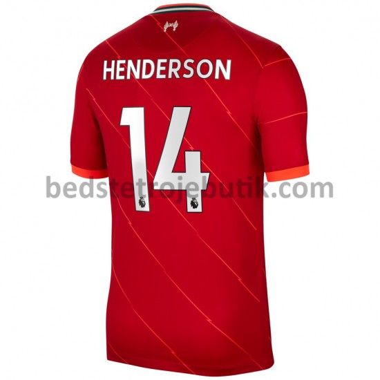 Liverpool Jordan Henderson 14 Hjemmebane Fodboldtrøje 2021-2022 Kortærmet
