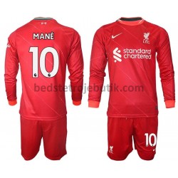 Liverpool Mane 10 Børn Hjemmebane Fodboldtrøje 2021-2022 Langærmet