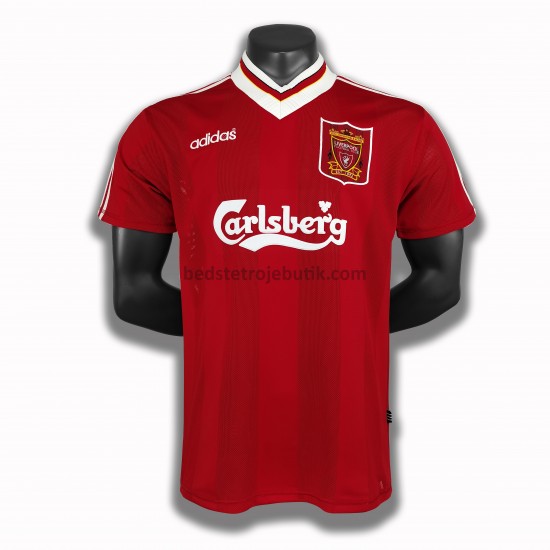 Liverpool Retro Hjemmebane Fodboldtrøje 1995 Kortærmet