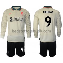 Liverpool Roberto Firmino 9 Børn Udebane Fodboldtrøje 2021-2022 Langærmet