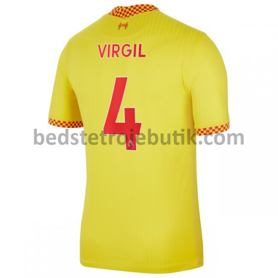 Liverpool Virgil van Dijk 4 3. Valg Fodboldtrøje 2021-2022 Kortærmet