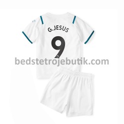 Manchester City Gabriel Jesus 9 Børn Udebane Fodboldtrøje 2021-2022 Kortærmet