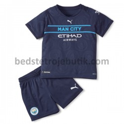 Manchester City Børn 3. Valg Fodboldtrøje 2021-2022 Kortærmet