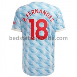 Manchester United Bruno Fernandes 18 Udebane Fodboldtrøje 2021-2022 Kortærmet