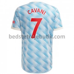 Manchester United Edinson Cavani 7 Udebane Fodboldtrøje 2021-2022 Kortærmet