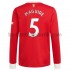 Manchester United Harry Maguire 5 Hjemmebane Fodboldtrøje 2021-2022 Langærmet