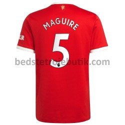 Manchester United Harry Maguire 5 Hjemmebane Fodboldtrøje 2021-2022 Kortærmet