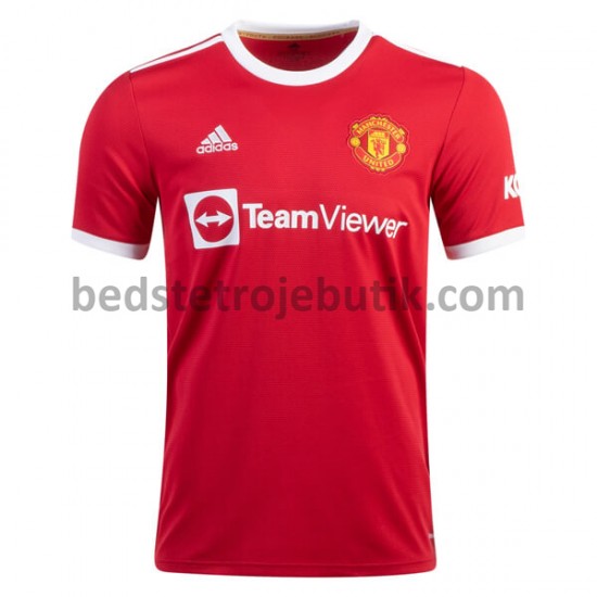 Manchester United Hjemmebane Fodboldtrøje 2021-2022 Kortærmet