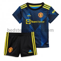 Manchester United Børn 3. Valg Fodboldtrøje 2021-2022 Kortærmet