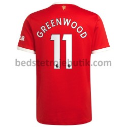Manchester United Mason Greenwood 11 Hjemmebane Fodboldtrøje 2021-2022 Kortærmet