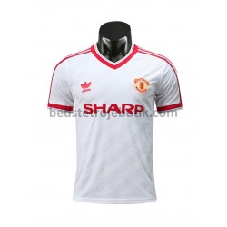 Manchester United Retro Udebane Fodboldtrøje 1986 Kortærmet