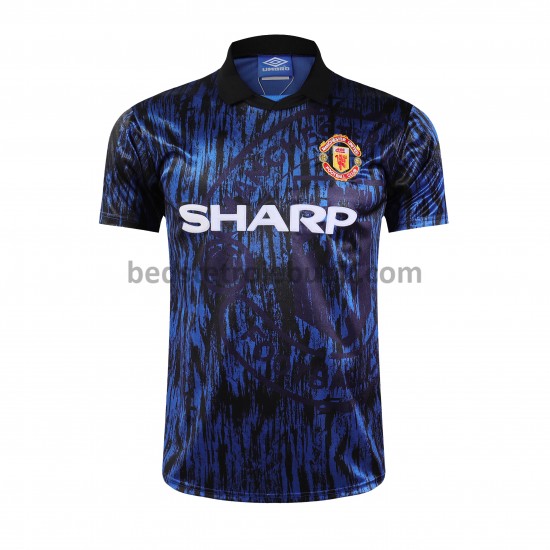 Manchester United Retro Udebane Fodboldtrøje 1993 Kortærmet