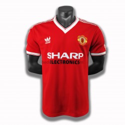 Manchester United Retro Hjemmebane Fodboldtrøje 1983 Kortærmet