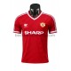 Manchester United Retro Hjemmebane Fodboldtrøje 1986 Kortærmet