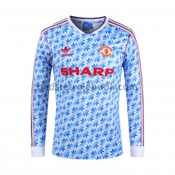 Manchester United Retro Hjemmebane Fodboldtrøje 1992 Langærmet