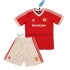 Manchester United Retro Børn Hjemmebane Fodboldtrøje 1984 Kortærmet