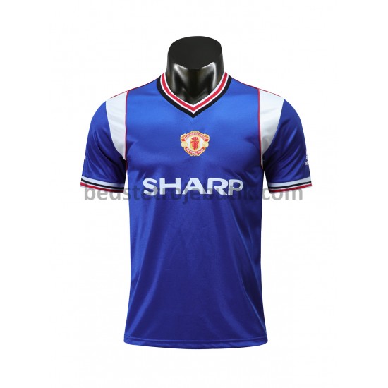 Manchester United Retro 3. Valg Fodboldtrøje 1985 Kortærmet