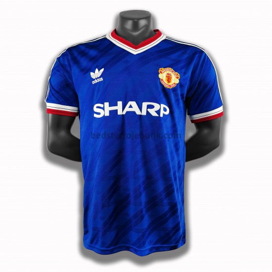 Manchester United Retro 3. Valg Fodboldtrøje 1986 Kortærmet
