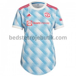 Manchester United Dame Udebane Fodboldtrøje 2021-2022 Kortærmet