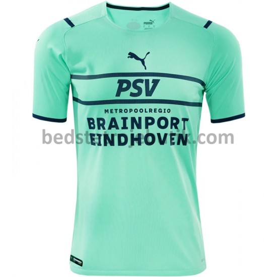 PSV Eindhoven 3. Valg Fodboldtrøje 2021-2022 Kortærmet