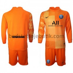 Paris Saint-Germain Målmand Børn Hjemmebane Fodboldtrøje 2021-2022 Langærmet