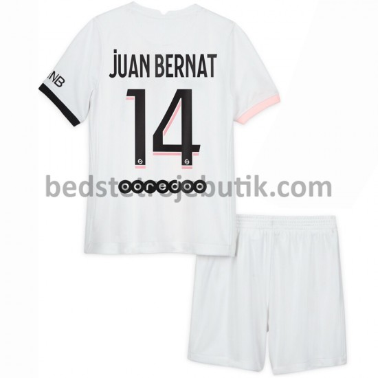 Paris Saint-Germain Juan Bernat 14 Børn Udebane Fodboldtrøje 2021-2022 Kortærmet