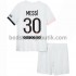 Paris Saint-Germain Lionel Messi 30 Børn Udebane Fodboldtrøje 2021-2022 Kortærmet