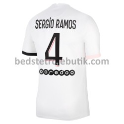Paris Saint-Germain Sergio Ramos 4 Udebane Fodboldtrøje 2021-2022 Kortærmet