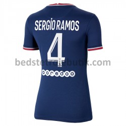 Paris Saint-Germain Sergio Ramos 4 Dame Hjemmebane Fodboldtrøje 2021-2022 Kortærmet