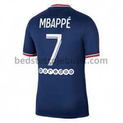 Paris Saint-Germain Kylian Mbappé 7 Hjemmebane Fodboldtrøje 2021-2022 Kortærmet