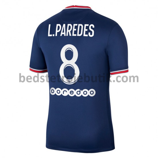 Paris Saint-Germain Leandro Paredes 8 Hjemmebane Fodboldtrøje 2021-2022 Kortærmet