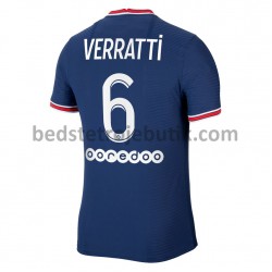 Paris Saint-Germain Marco Verratti 6 Hjemmebane Fodboldtrøje 2021-2022 Kortærmet