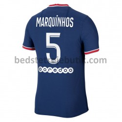 Paris Saint-Germain Marquinhos 5 Hjemmebane Fodboldtrøje 2021-2022 Kortærmet