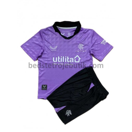 Rangers Børn 3. Valg Fodboldtrøje 2021-2022 Kortærmet