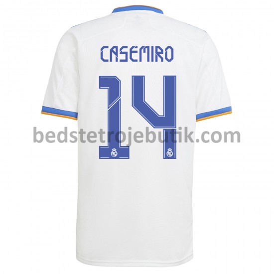 Real Madrid Casemiro 14 Hjemmebane Fodboldtrøje 2021-2022 Kortærmet