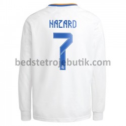 Real Madrid Eden Hazard 7 Hjemmebane Fodboldtrøje 2021-2022 Langærmet