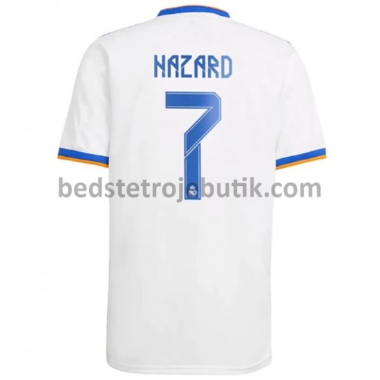 Real Madrid Eden Hazard 7 Hjemmebane Fodboldtrøje 2021-2022 Kortærmet