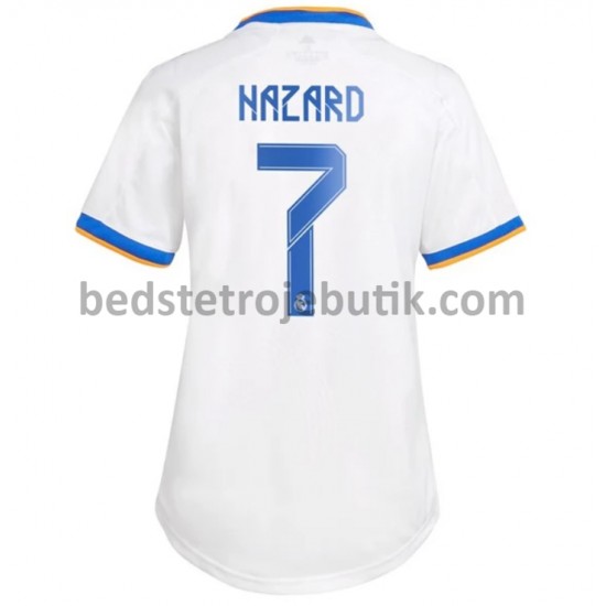 Real Madrid Eden Hazard 7 Dame Hjemmebane Fodboldtrøje 2021-2022 Kortærmet